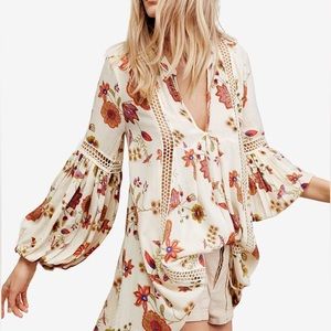 Free People Just The Two Of Us Tunic Dress Size XS